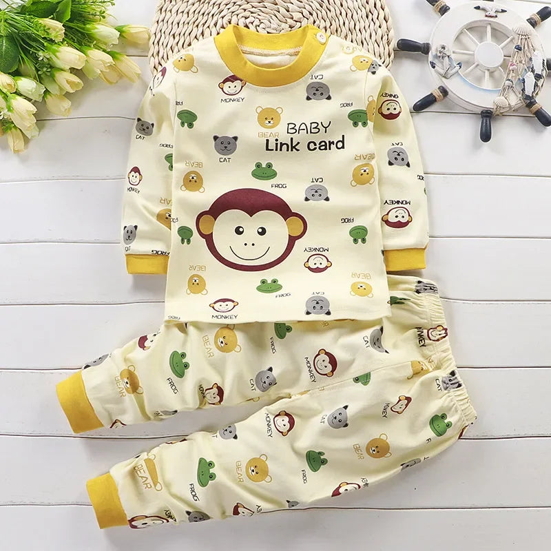 Sets Children's Clothing Boys Girls Cotton