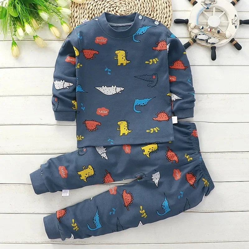 Sets Children's Clothing Boys Girls Cotton