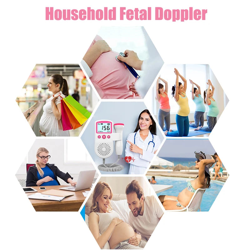 Fetal Doppler ultrasound Baby Heartbeat