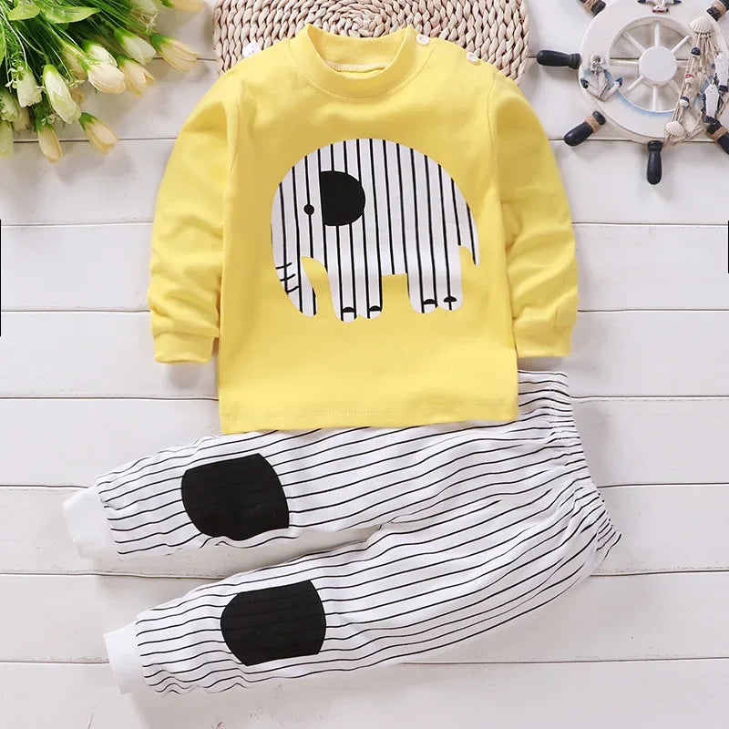 Sets Children's Clothing Boys Girls Cotton
