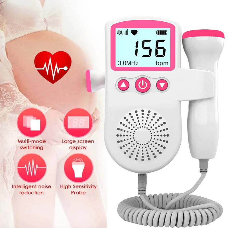Fetal Doppler ultrasound Baby Heartbeat