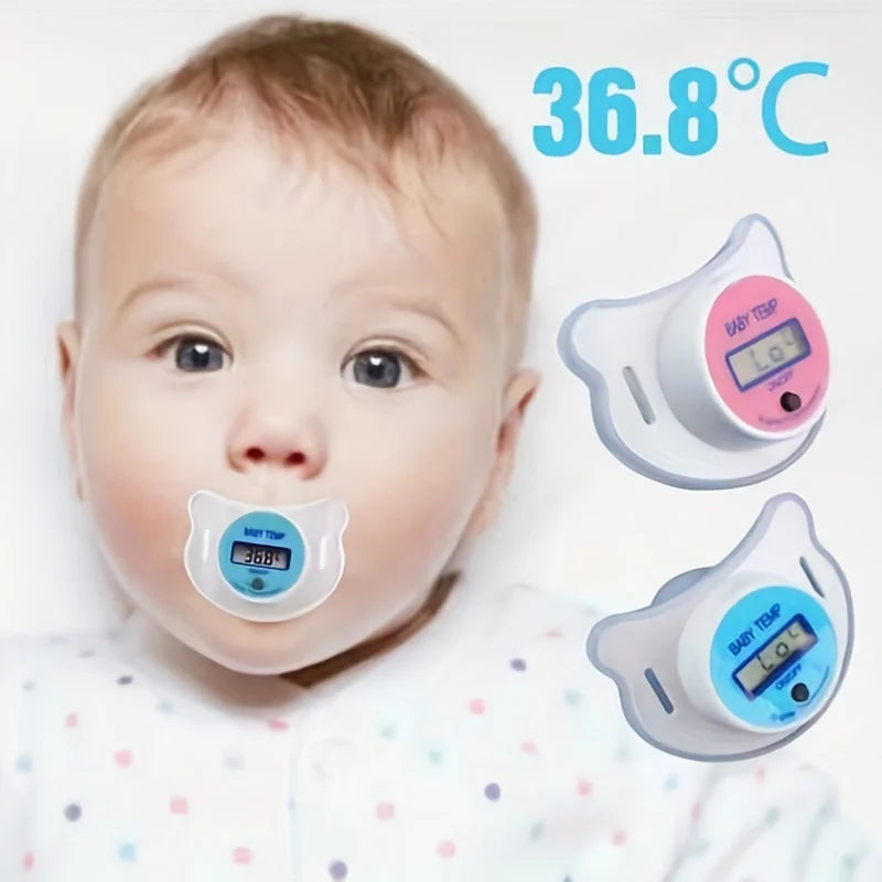 Baby's Electronic Pacifier Thermometer Infant Digital Smart