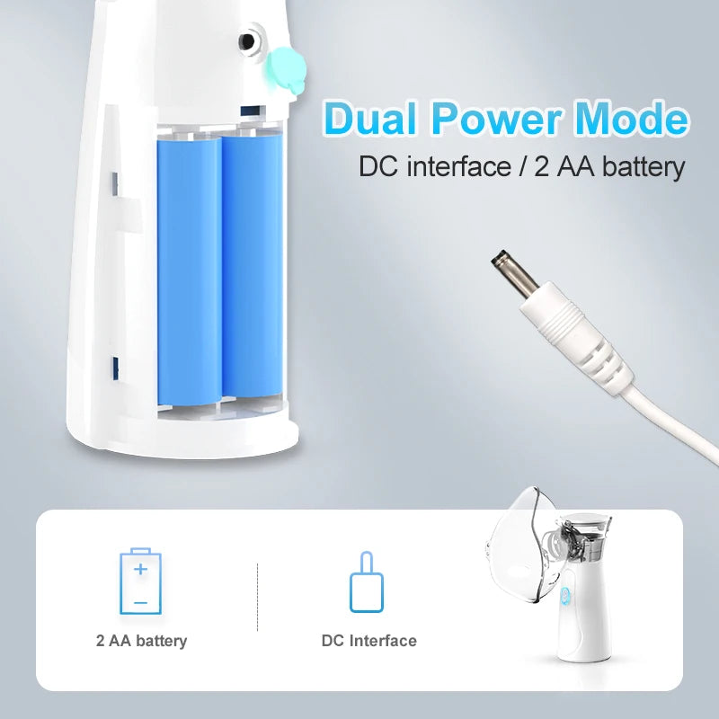 Portable Nebulizer Inhalator Adult Kids Mini Silent Steam Nasal