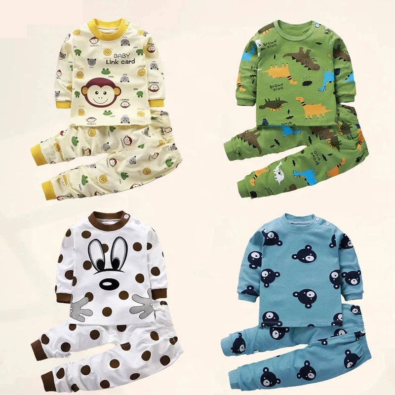 Sets Children's Clothing Boys Girls Cotton