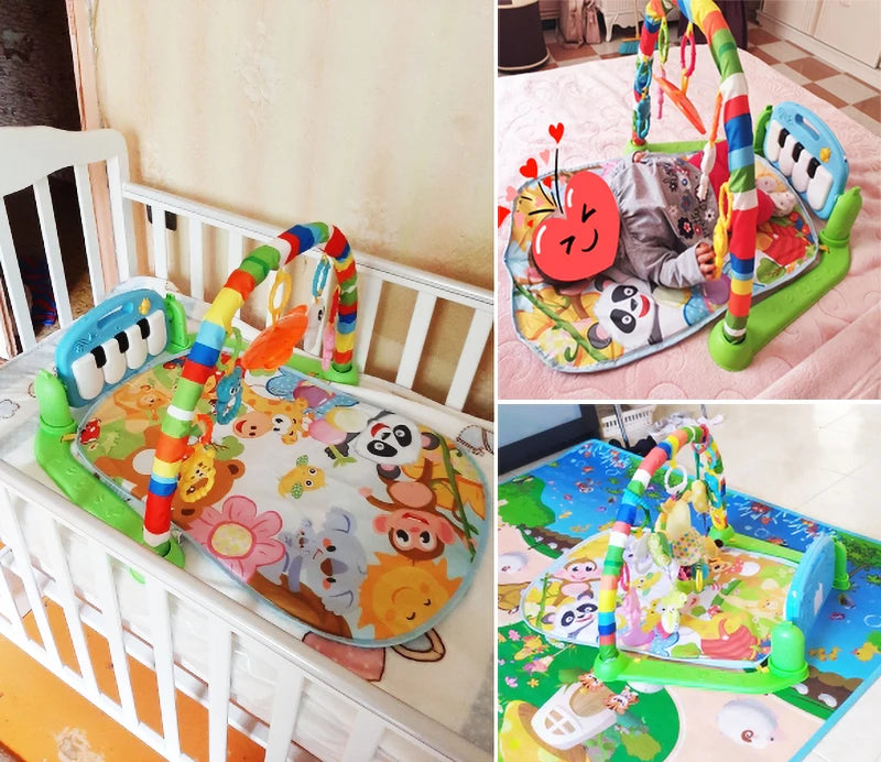 Baby Activity Gym Music Rack Play Mat Kid Rug