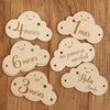 Wooden Monthly Milestone Card Set Newborn to 1 Year