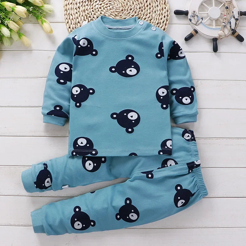 Sets Children's Clothing Boys Girls Cotton