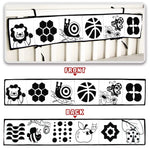 Montessori Baby Cloth Book Black and White Books Newborn