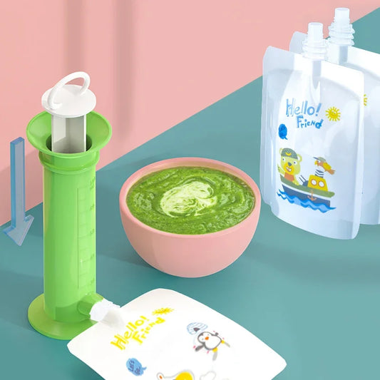 Baby Food Storage food Puree Filling Dispenser
