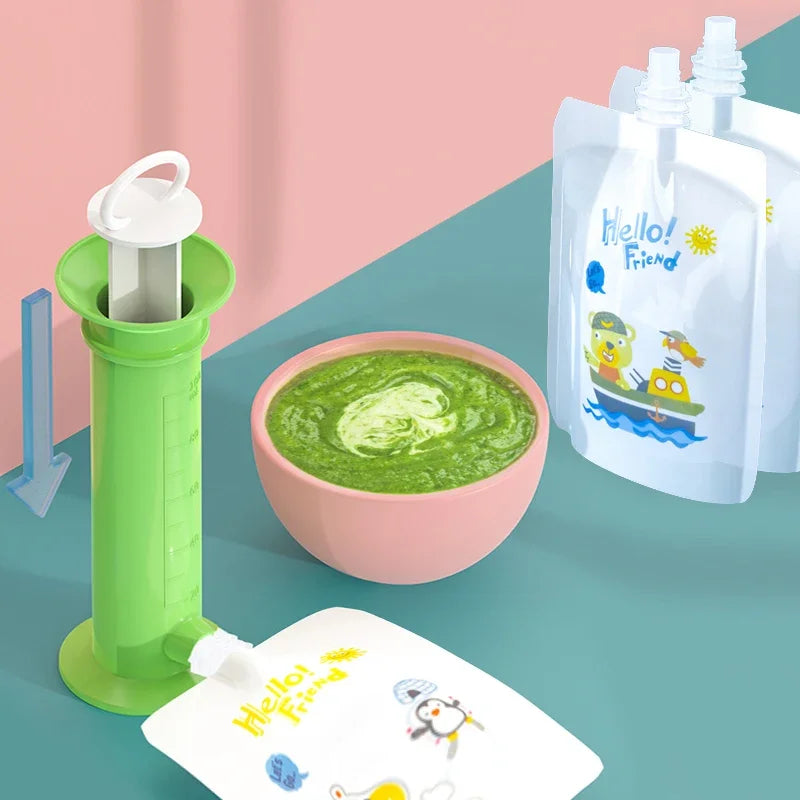 Baby Food Storage food Puree Filling Dispenser